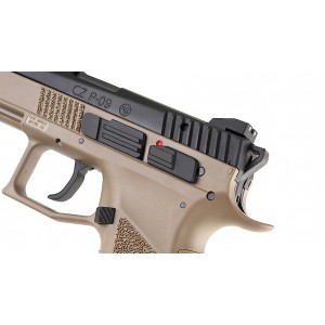 Страйкбольный пистолет KJ CZ P-09 CO2 Blowback, металл (TAN) (KJW)